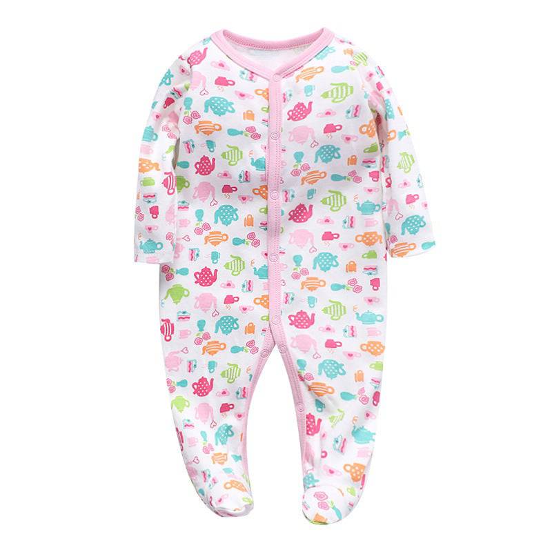 Cotton one-piece clothes baby clothes - YLORESHOP