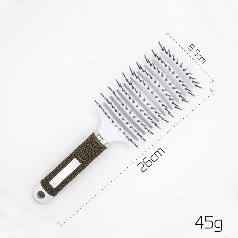 Hairbrush Anti Klit Brushy Haarborstel Women Detangler Hair Brush Bristle Nylon Scalp Massage  Teaser Hair Brush Comb - YLORESHOP