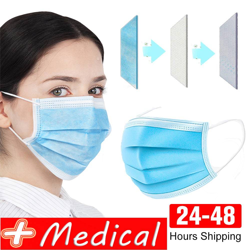 Professional Medical Mask Disposable 3-Ply Face Mask Antiviral Medical-Surgical Mask - YLORESHOP