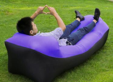 Outdoor Air Sofa Fast Inflatable Laybag Hangout Lounger Beach Air Bed Folding Sleeping Bag Lazy Sofa Lazy Air Sofa - YLORESHOP