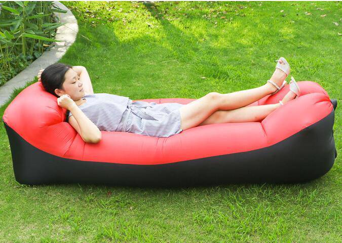 Outdoor Air Sofa Fast Inflatable Laybag Hangout Lounger Beach Air Bed Folding Sleeping Bag Lazy Sofa Lazy Air Sofa - YLORESHOP