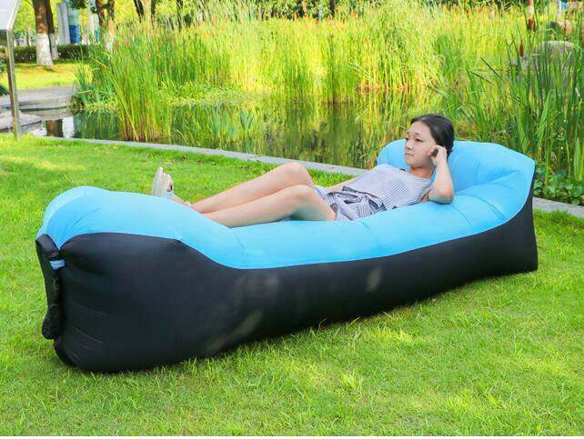 Outdoor Air Sofa Fast Inflatable Laybag Hangout Lounger Beach Air Bed Folding Sleeping Bag Lazy Sofa Lazy Air Sofa - YLORESHOP