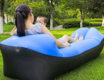 Outdoor Air Sofa Fast Inflatable Laybag Hangout Lounger Beach Air Bed Folding Sleeping Bag Lazy Sofa Lazy Air Sofa - YLORESHOP