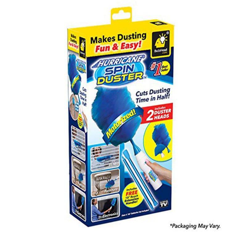 New Electrinic Hair Brush Spin Electric Hand Duster Motorized Dust Baguette Eliminates Dust House Clean Brush - YLORESHOP