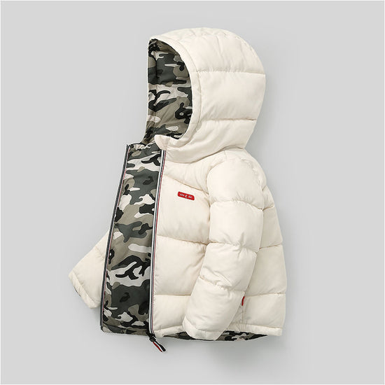 Double-sided padded winter jackets for children - YLORESHOP