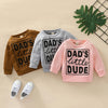 Boys Polyester Letter Grey Sweatshirt Top - YLORESHOP
