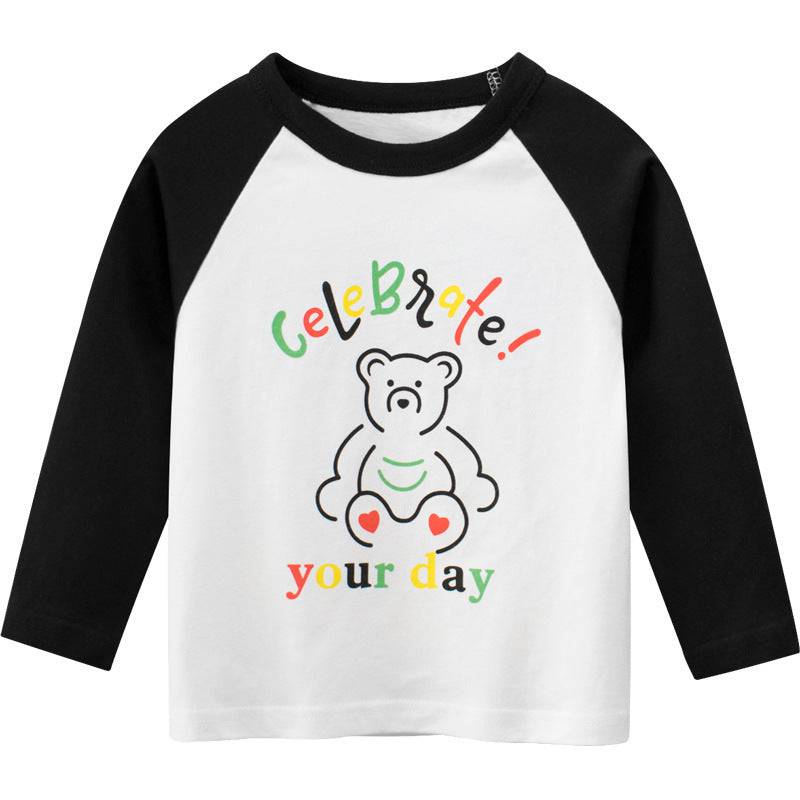 Spring Girls' T-Shirt Long Sleeve T-Shirt Baby Clothes - YLORESHOP