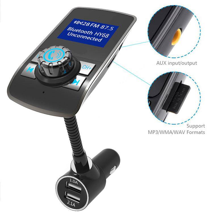 Trasmettitore FM per auto Bluetooth Mp3 per auto Scheda lettore Mp3 Bluetooth per auto