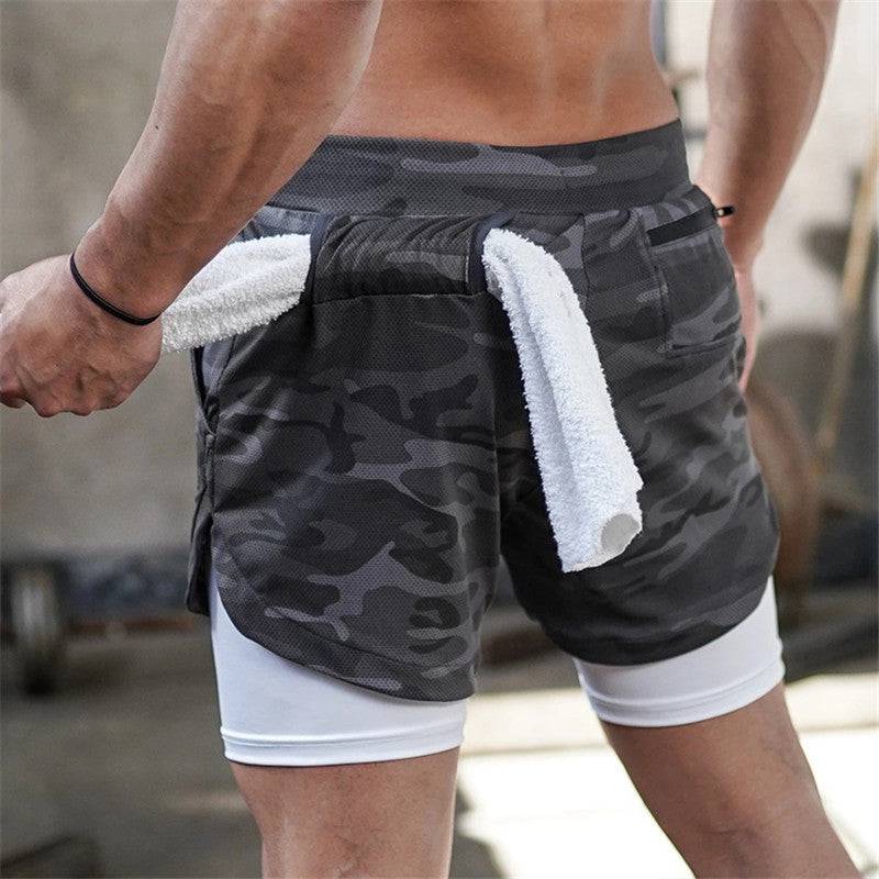 Pantaloncini a compressione tascabile 