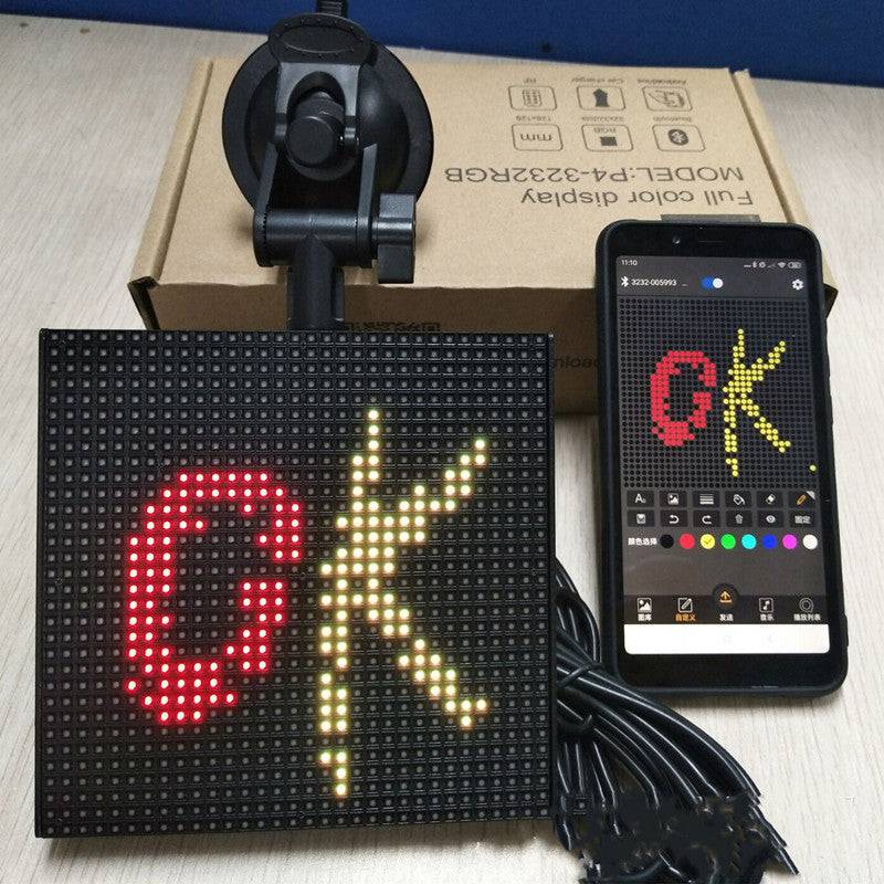 Full-Color Bluetooth Emoticon Car Led Display - YLORESHOP