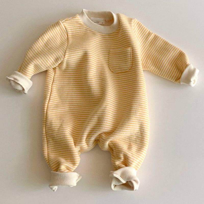 Wear striped baby jumpsuits outside - YLORESHOP