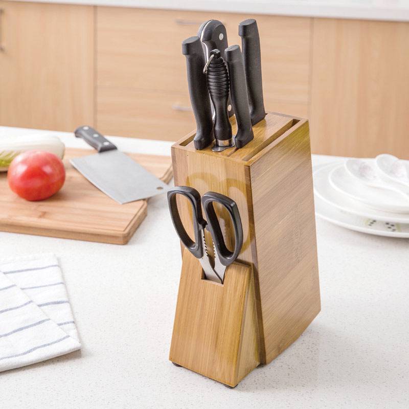 Bamboo Kitchen Accessories Storage Knife Holder - YLORESHOP