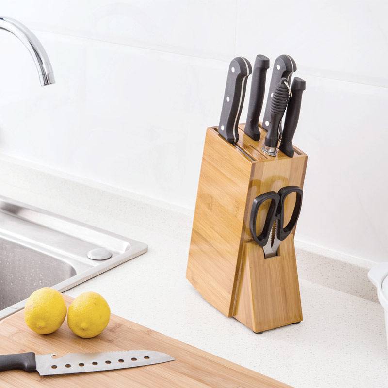 Bamboo Kitchen Accessories Storage Knife Holder - YLORESHOP