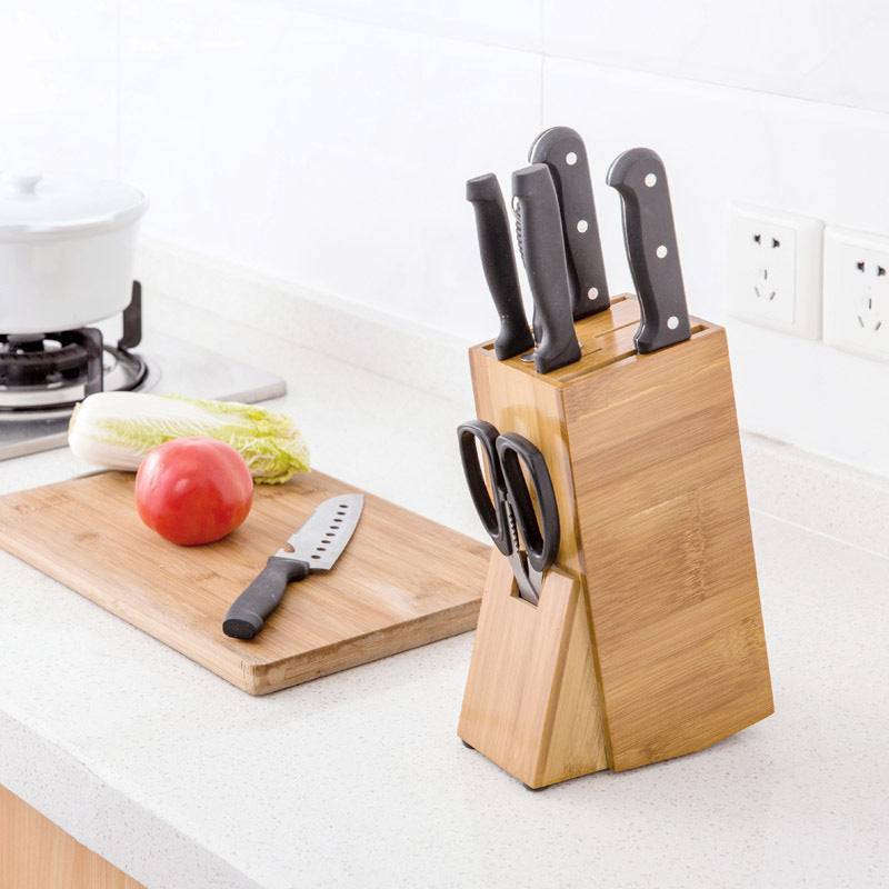 Bamboo Kitchen Accessories Storage Knife Holder - YLORESHOP