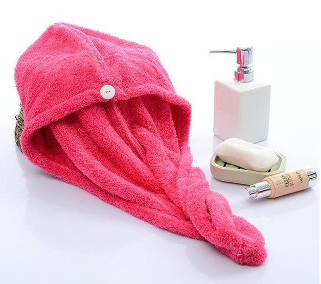 Women's Hair Dryer Cap, Absorbent Dry Hair Towel - YLORESHOP