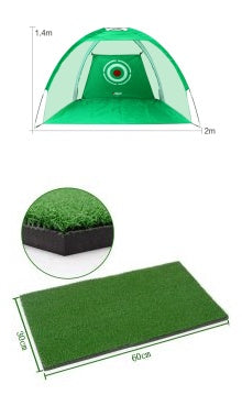 Golf Practice Net Tent Golf Hitting Cage Garden Grassland Practice Tent Golf Training Equipment Mesh Outdoor - YLORESHOP