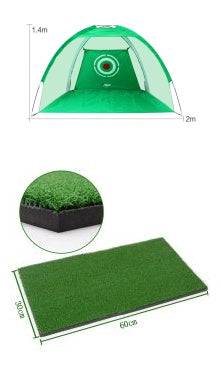 Golf Practice Net Tent Golf Hitting Cage Garden Grassland Practice Tent Golf Training Equipment Mesh Outdoor - YLORESHOP