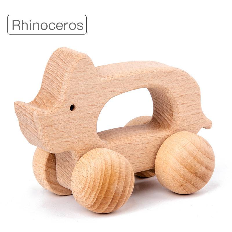 Wooden Educational Sliding Toy Car - YLORESHOP