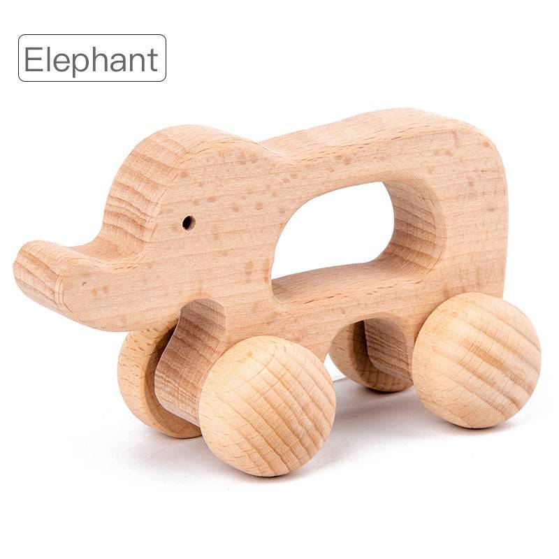 Wooden Educational Sliding Toy Car - YLORESHOP