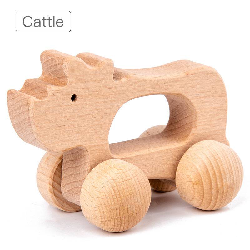 Wooden Educational Sliding Toy Car - YLORESHOP