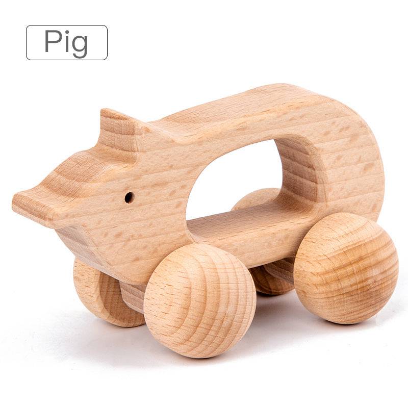 Wooden Educational Sliding Toy Car - YLORESHOP