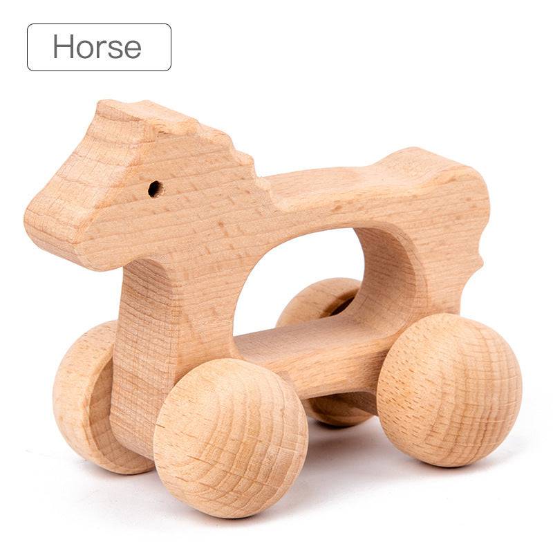 Wooden Educational Sliding Toy Car - YLORESHOP