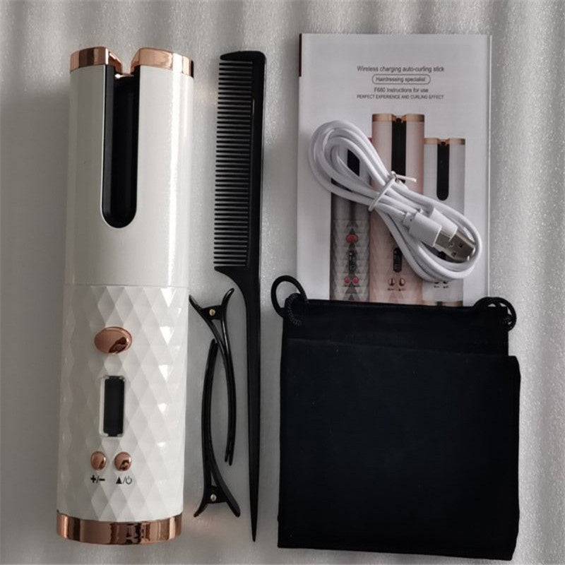 Curling Iron USB Wireless Multifunctional Charging Curler - YLORESHOP