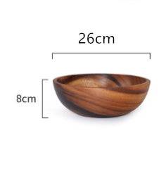 Acacia wooden bowl wooden tableware - YLORESHOP