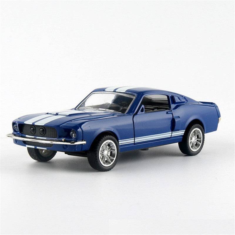 Mustang Door Pull Back Alloy Car Alloy Toy Car Model