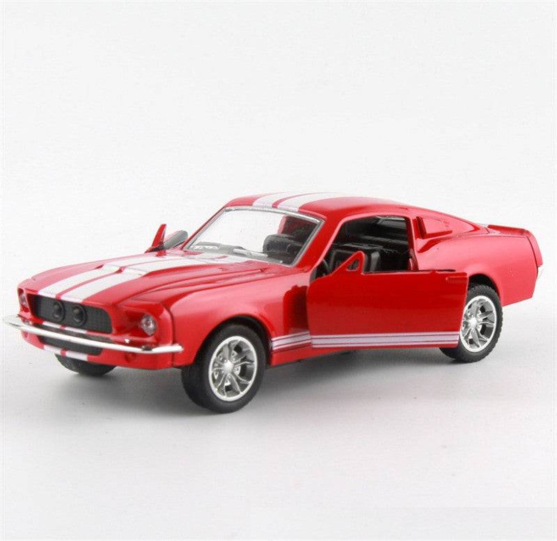 Mustang Door Pull Back Alloy Car Alloy Toy Car Model