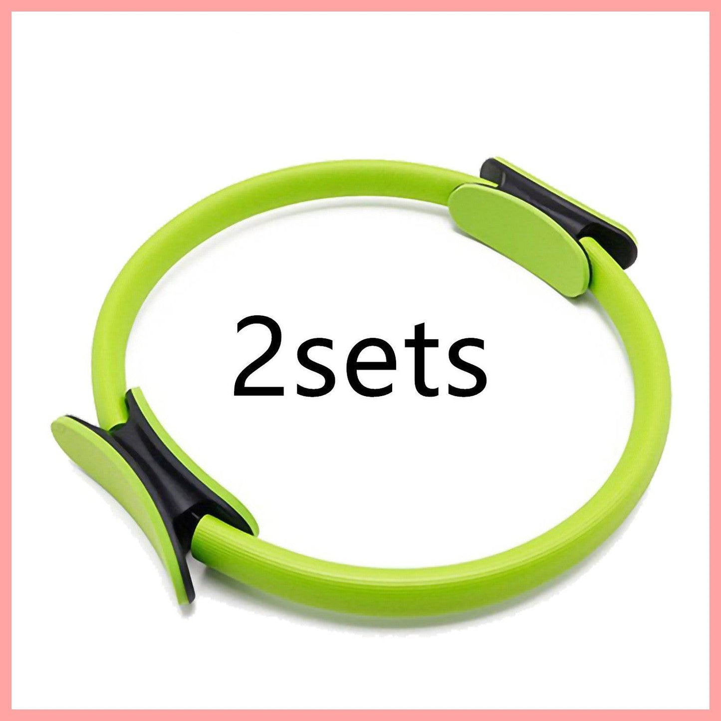 Yoga Fitness Pilates Ring Women Girls Circle Magic Dual Exercise Home Gym Workout Sports Lose Weight Body Resistance - YLORESHOP