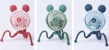 Stroller Fan Personal Portable Desk Handheld Baby Bed Car Seat Fan USB Rechargeable Fan Mini Stroller Accessories