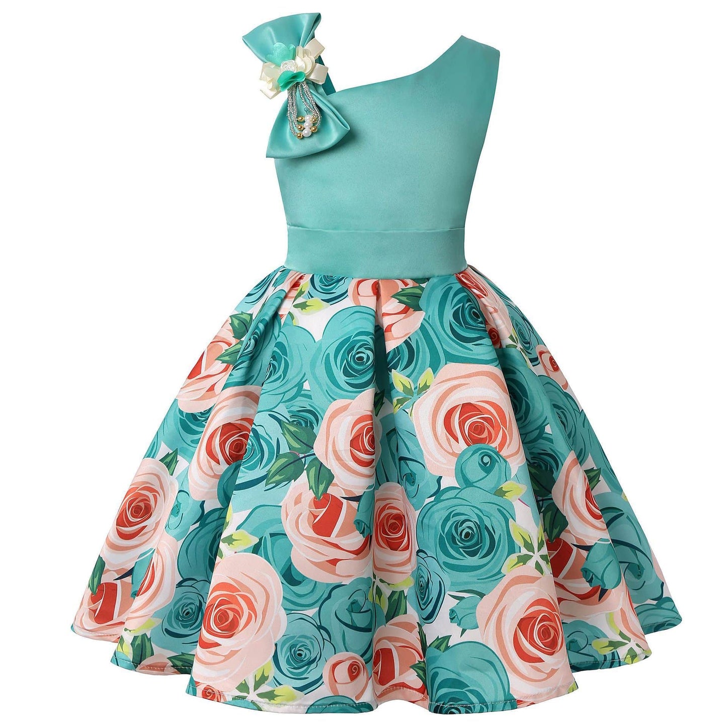 Girls' Dresses Girls' Princess Dresses Digital Print Children's Dresses - YLORESHOP