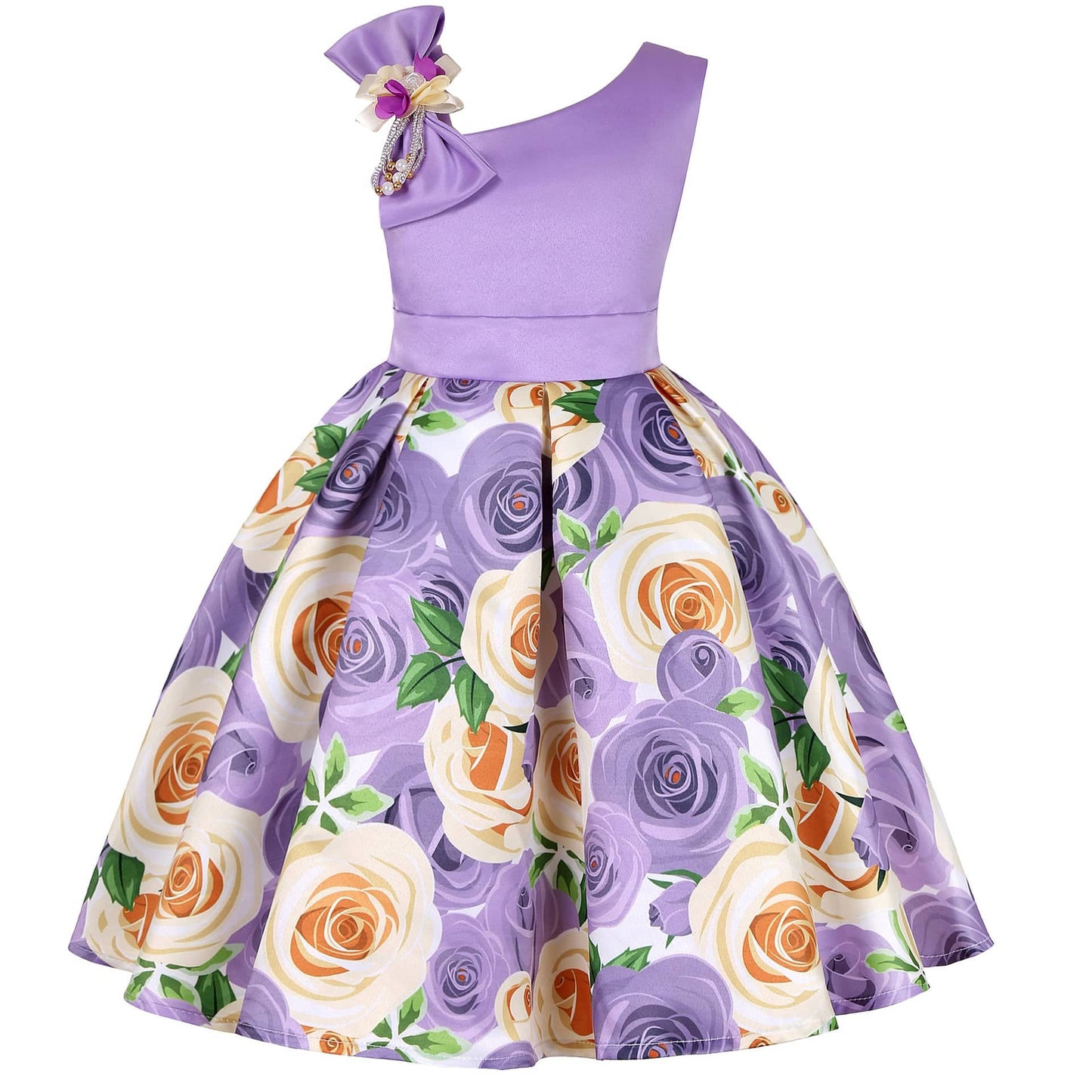 Girls' Dresses Girls' Princess Dresses Digital Print Children's Dresses - YLORESHOP