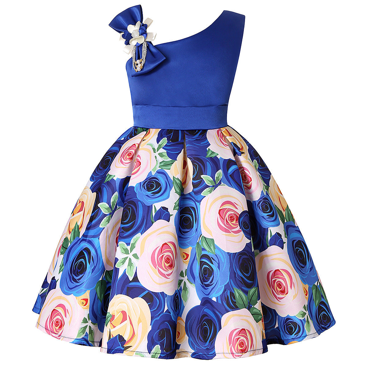 Girls' Dresses Girls' Princess Dresses Digital Print Children's Dresses - YLORESHOP