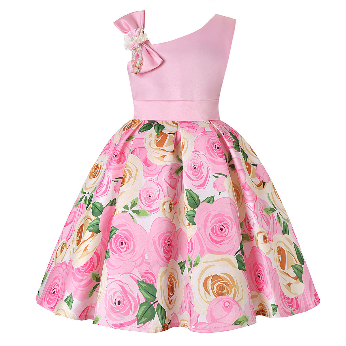 Girls' Dresses Girls' Princess Dresses Digital Print Children's Dresses - YLORESHOP