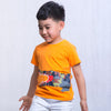 CUHK Boys' Cartoon Printed Children's T-shirt Trendy Children's Short-sleeved T-shirt - YLORESHOP
