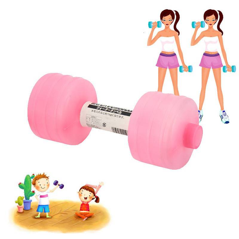 Body Building Water Dumbbell Weight Dumbbells Slimming Fitness Gym Equipment Yoga for Training Sport Plastic Bottle Exercise - YLORESHOP