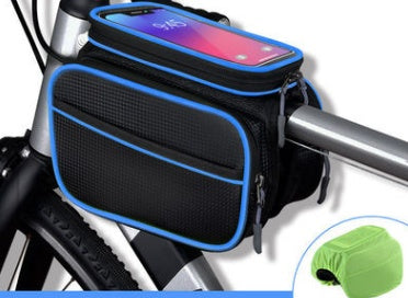 Saddle Bicycle Tube Bag Mountain Bike Self Bag Front Beam Bag Riding Equipment Car Accessories Bag Mobile Phone Bag - YLORESHOP