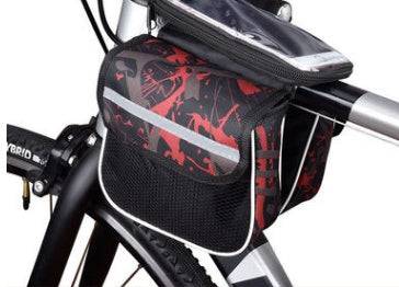 Saddle Bicycle Tube Bag Mountain Bike Self Bag Front Beam Bag Riding Equipment Car Accessories Bag Mobile Phone Bag - YLORESHOP