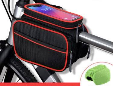 Saddle Bicycle Tube Bag Mountain Bike Self Bag Front Beam Bag Riding Equipment Car Accessories Bag Mobile Phone Bag - YLORESHOP