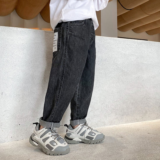 Boys' Jeans Spring And Autumn Trousers Spring New Children's Clothing, Big Children's Pants, Boys Korean Style - YLORESHOP