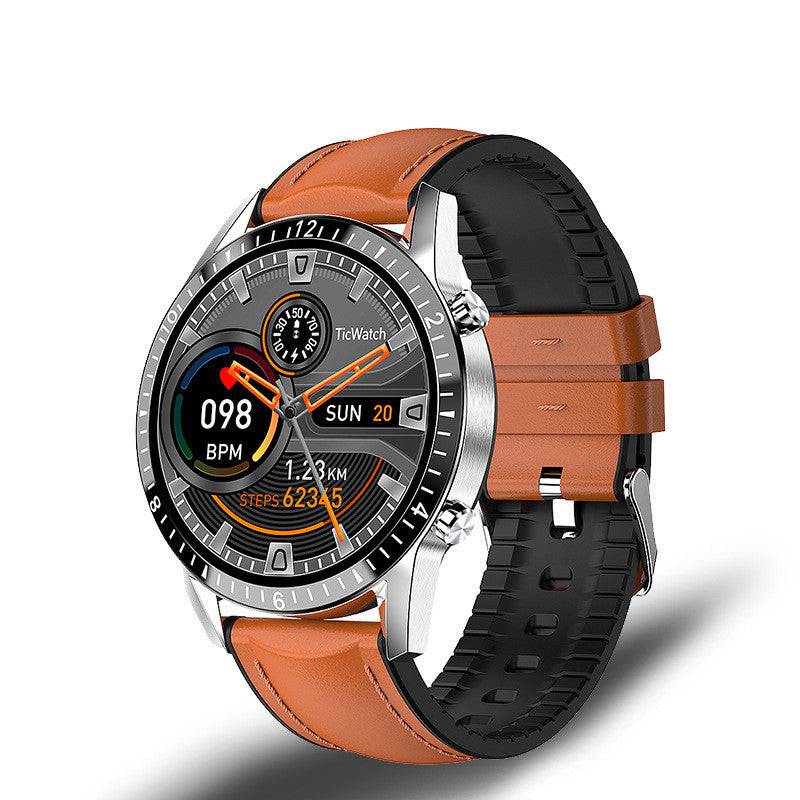 Orologio intelligente multifunzionale Pedometro per chiamate Bluetooth Orologio impermeabile con rilevamento della pressione sanguigna e della frequenza cardiaca