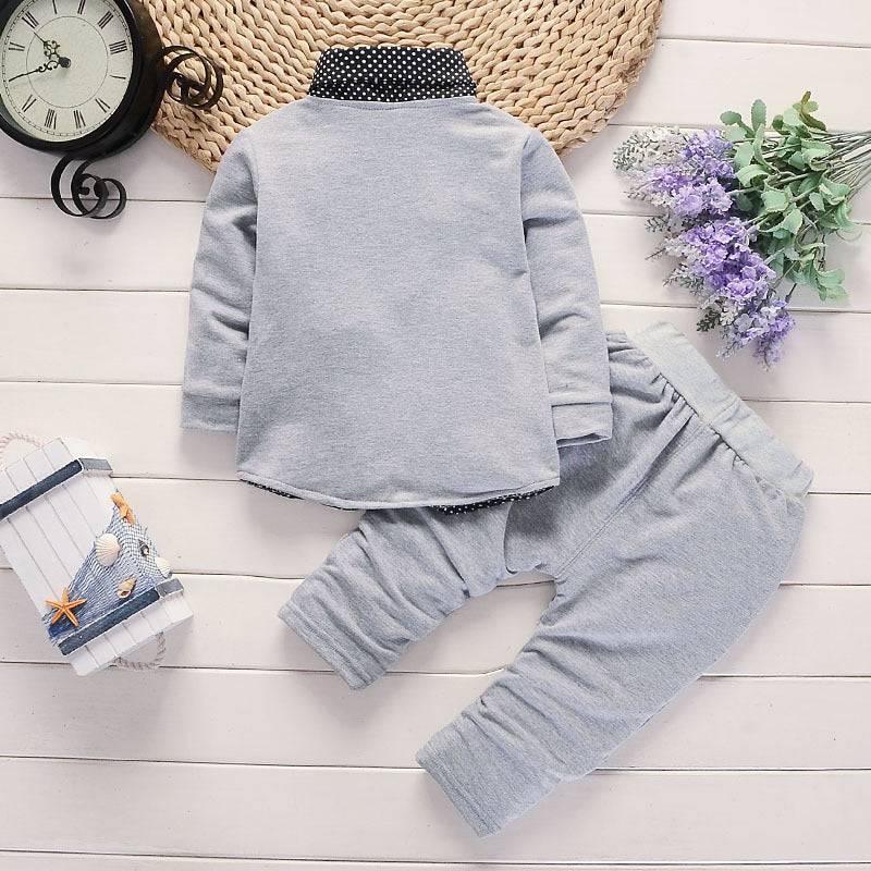 New Design Toddler Boys Casual Suit Set Boys Clothes Set Printed Suit Infant Boys Children Clothing Set - YLORESHOP