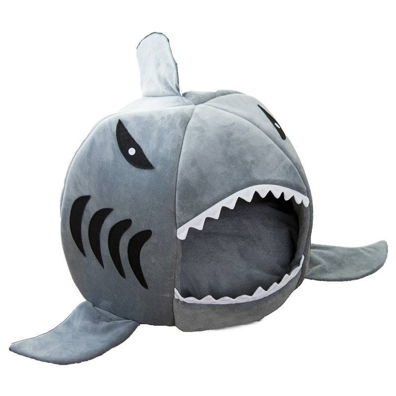 Creative Dual-Purpose Shark Pet Bed Small Dogs And Cats Warm Pet Bed - YLORESHOP