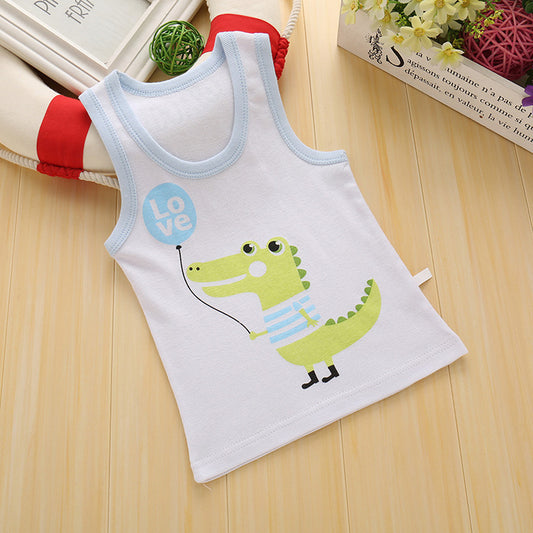 Girls Camisole Cotton Children'S Kids Baby Base Thin Summer Little Girls Wear Middle-Aged Children'S Underwear - YLORESHOP