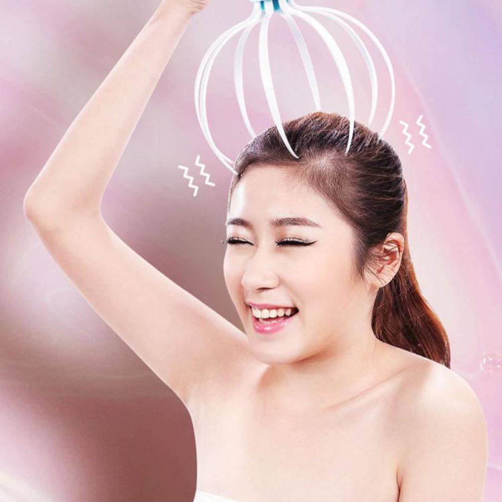 Head Massager Scalp Vibration Massage Eight Claw Electric Household Massager Head Masager Body Care - YLORESHOP