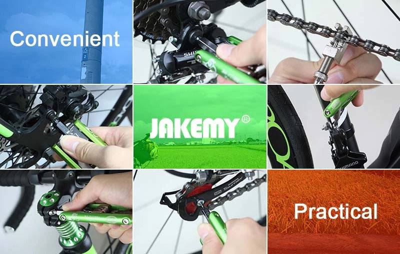 Jiecome Pj1001 Bicycle Repair Tool 11 In 1 Screwdriver Set - YLORESHOP