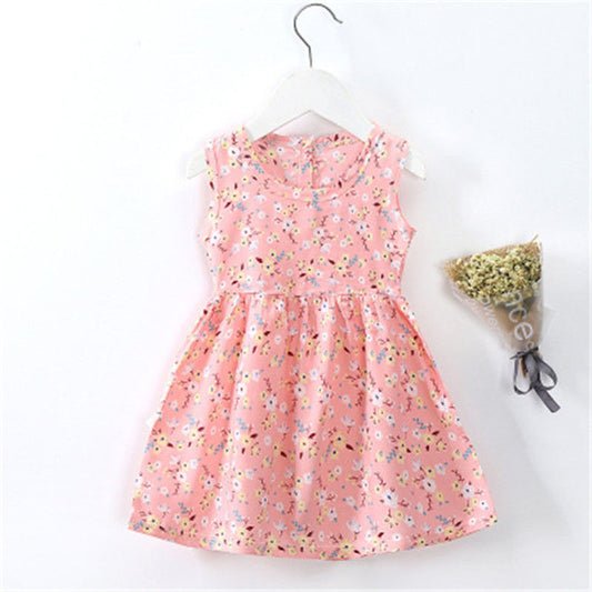 8 Style Baby Girls Dress Summer Cute Cartoon Baby Princess Birthday Party Knitted Dresses Toddler Costume Infant Kids Clothes - YLORESHOP