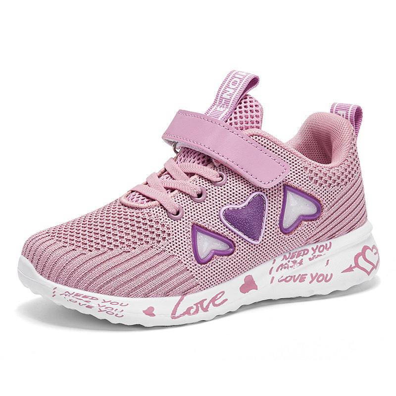 Casual Shoes Light Mesh Sneakers Kids Summer Children Fashion Tenis Cute Sport Cartoon Female Running Sock Footwear - YLORESHOP